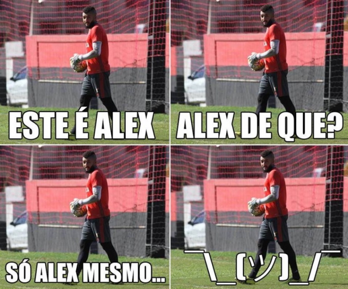 Rubro-negros mostraram insatisfa&ccedil;&atilde;o com falhas de Alex Muralha