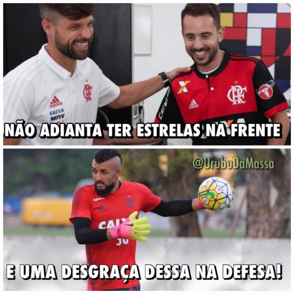 Rubro-negros mostraram insatisfa&ccedil;&atilde;o com falhas de Alex Muralha