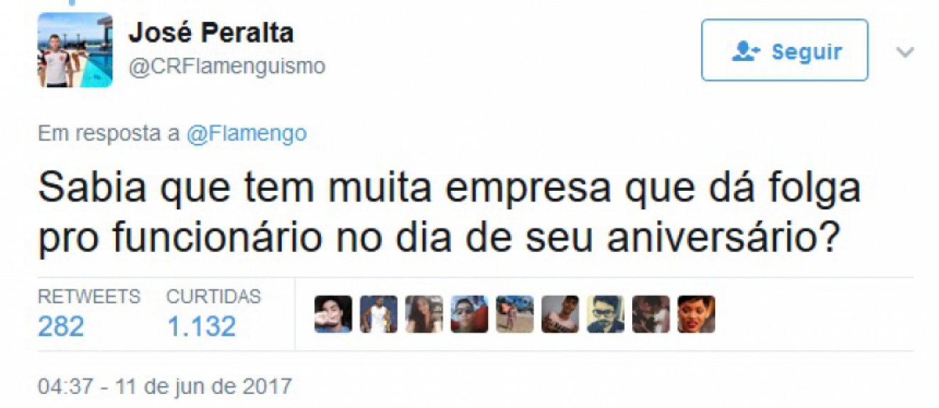 Rubro-negros aproveitaram post de parab&eacute;ns para cornetar M&aacute;rcio Ara&uacute;jo