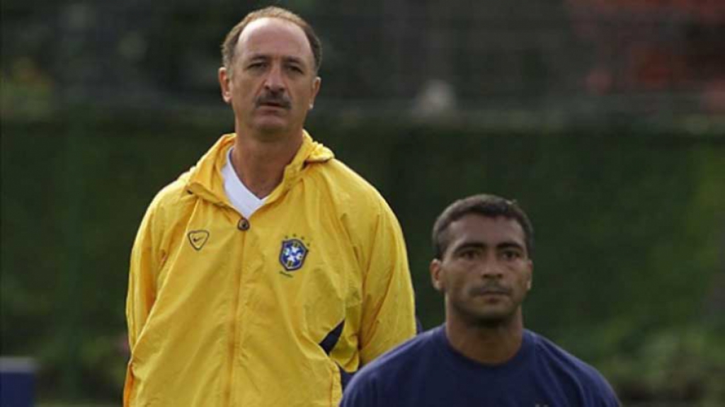 Felipão x Romário camisa da Seleção Brasileira