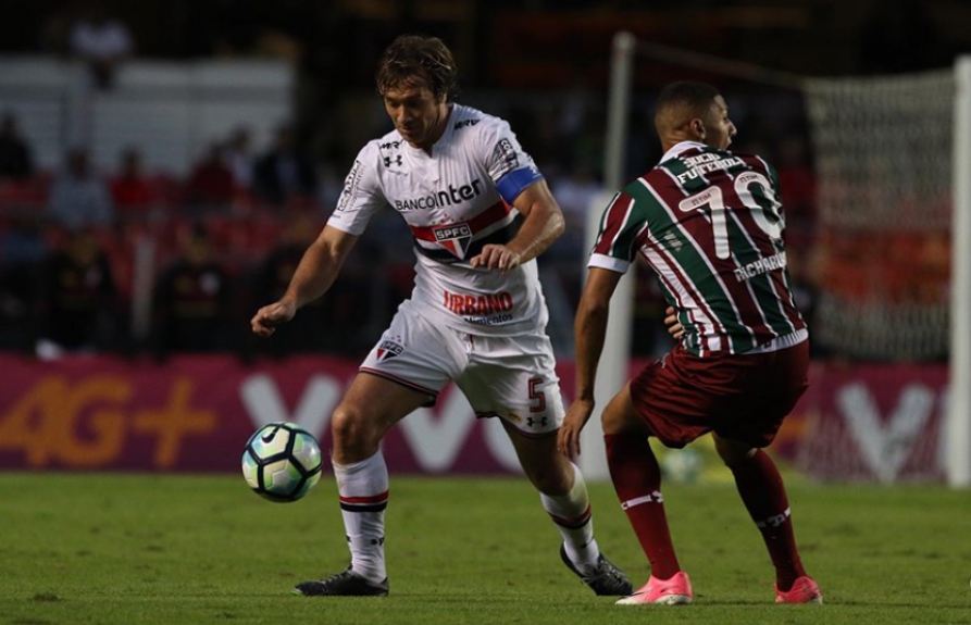 Lugano foi titular nesse domingo