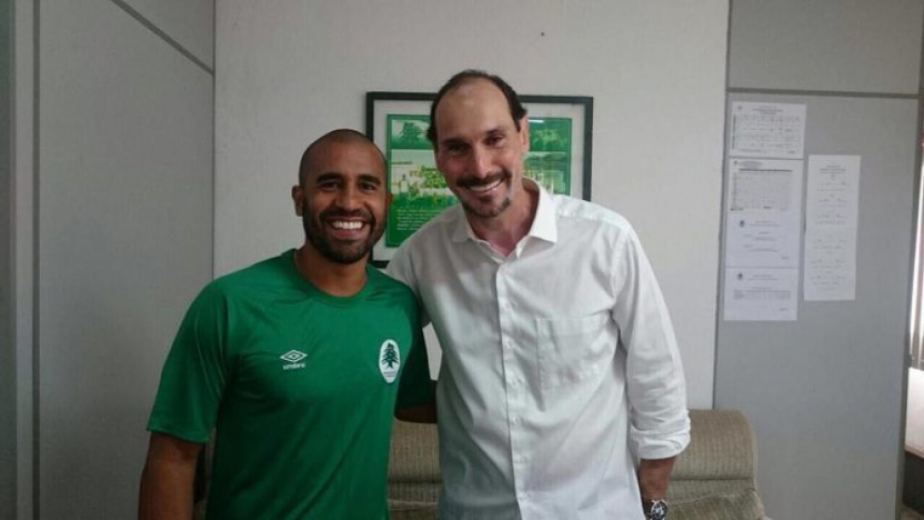 Julio Cesar em apresenta&ccedil;&atilde;o no Boavista. Ele foi emprestado pelo Vasco