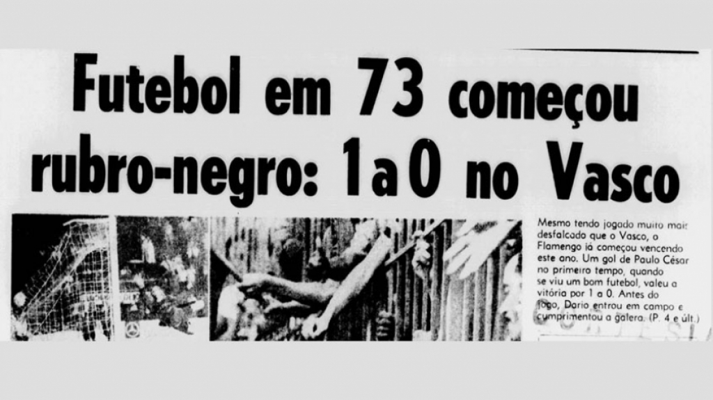 Vasco 0x1 Flamengo - 21/1/1973 - Amistoso