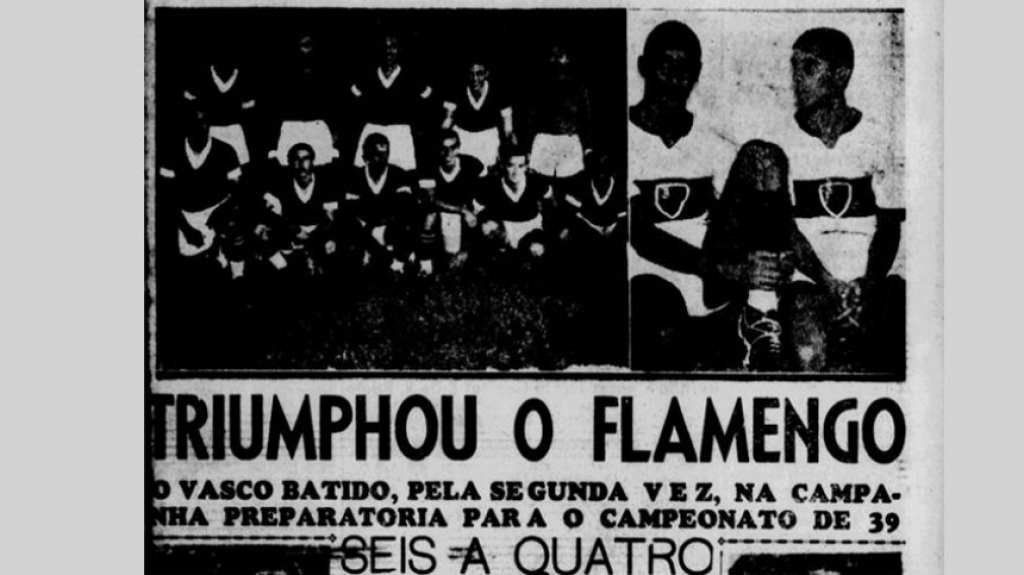 Vasco 4x6 Flamengo - 17/3/1939 - Amistoso
