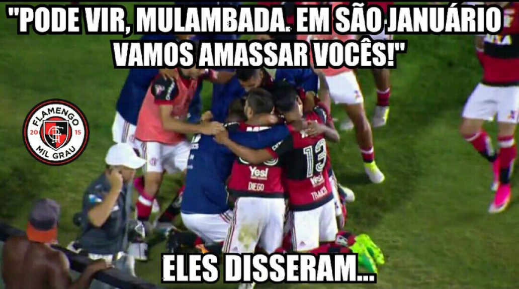 Torcedores do Flamengo tiraram onda com vit&oacute;ria em S&atilde;o Janu&aacute;rio