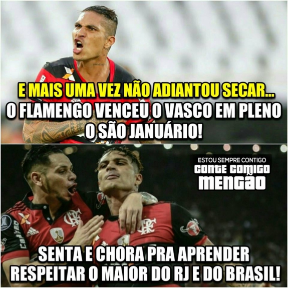 Torcedores do Flamengo tiraram onda com vit&oacute;ria em S&atilde;o Janu&aacute;rio