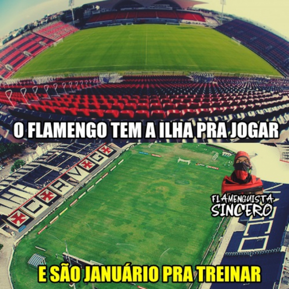 Torcedores do Flamengo tiraram onda com vit&oacute;ria em S&atilde;o Janu&aacute;rio