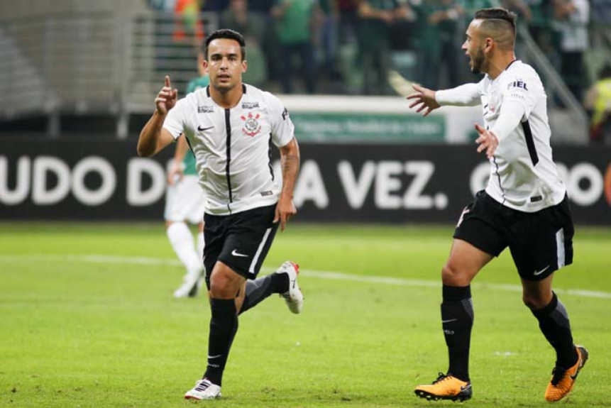 Palmeiras 0 x 2 Corinthians - um p&ecirc;nalti (Jadson converteu para o Corinthians)