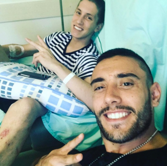 Alan Ruschel e Jakson Follmann