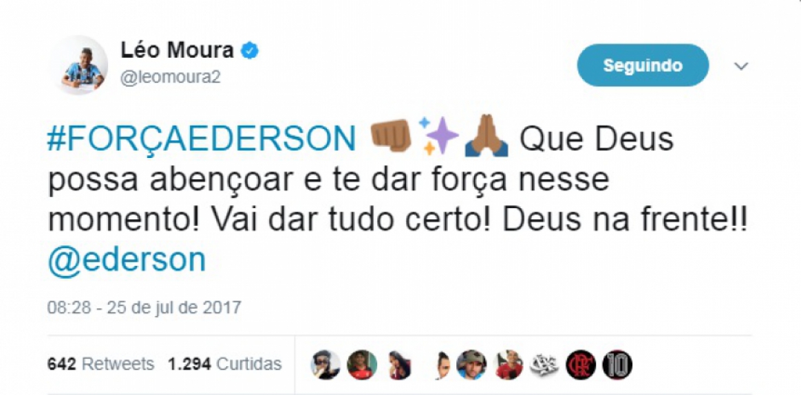 L&eacute;o Moura #For&ccedil;aEderson