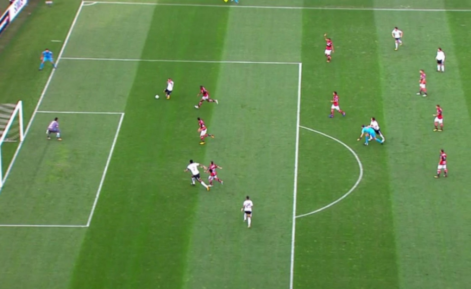 Corinthians x Flamengo - gol anulado