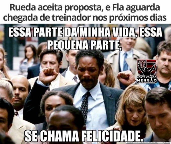 Mudança no comando técnico do Flamengo virou assunto para brincadeiras