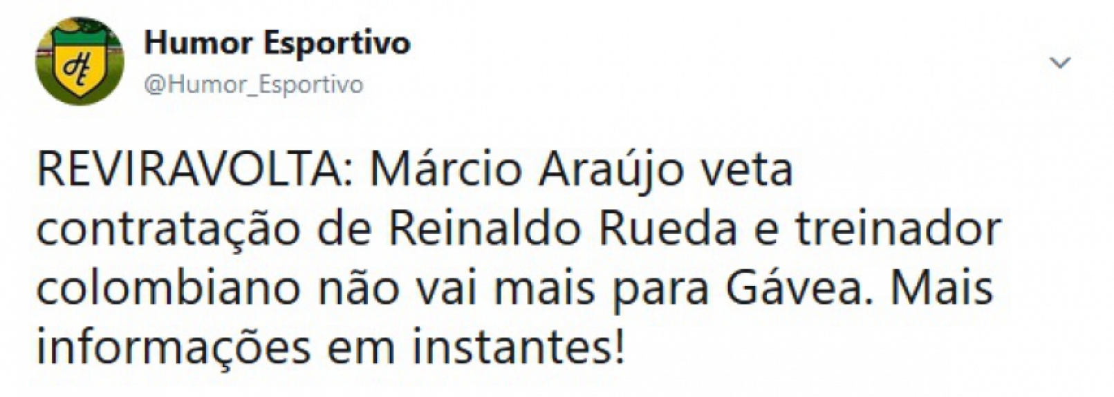 Mudança no comando técnico do Flamengo virou assunto para brincadeiras