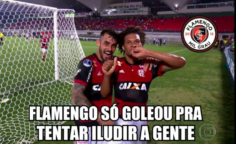 Rubro-negros comemoram classifica&ccedil;&atilde;o na Copa Sul-Americana