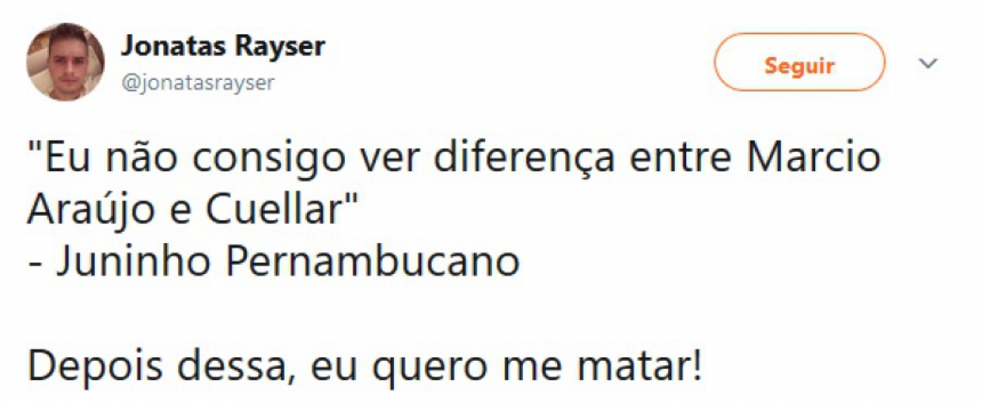 Pelo Twitter, rubro-negros cornetaram Juninho Pernambucano