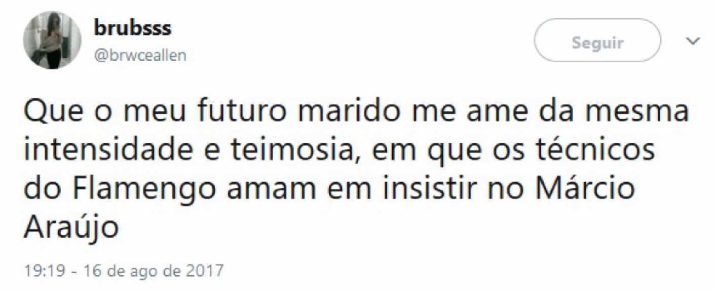 M&aacute;rcio Ara&uacute;jo virou o assunto mais comentado do Twitter no Brasil durante o duelo contra o Botafogo