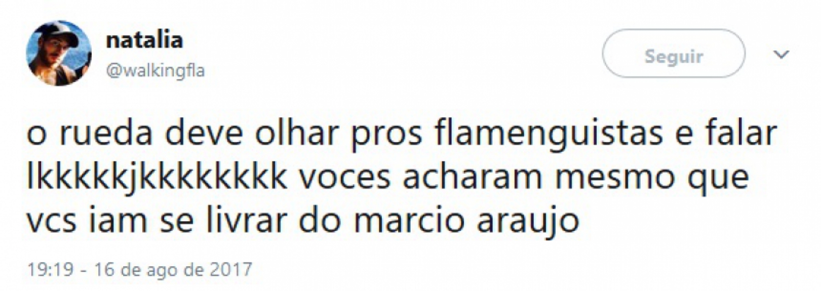 M&aacute;rcio Ara&uacute;jo virou o assunto mais comentado do Twitter no Brasil durante o duelo contra o Botafogo