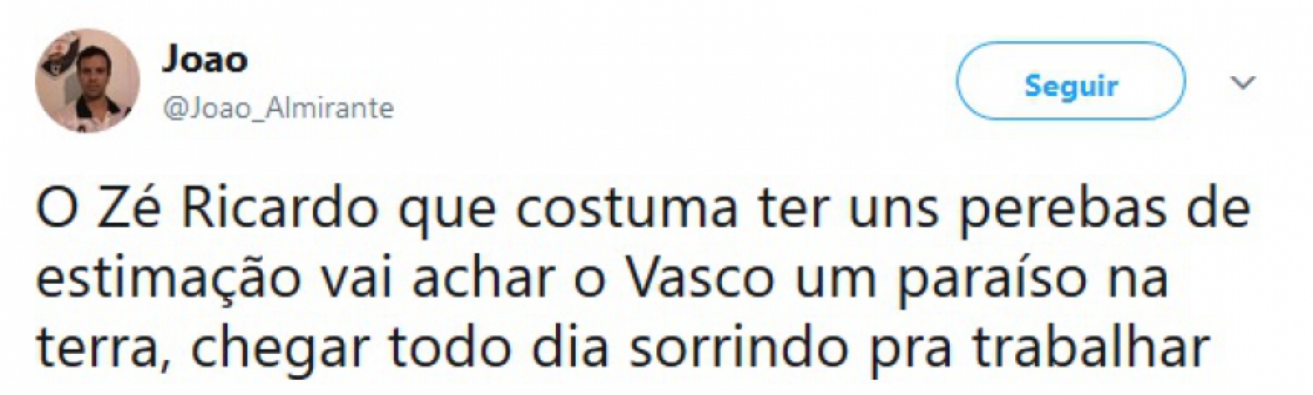 Internautas comentam poss&iacute;vel ida de Z&eacute; Ricardo para o Vasco