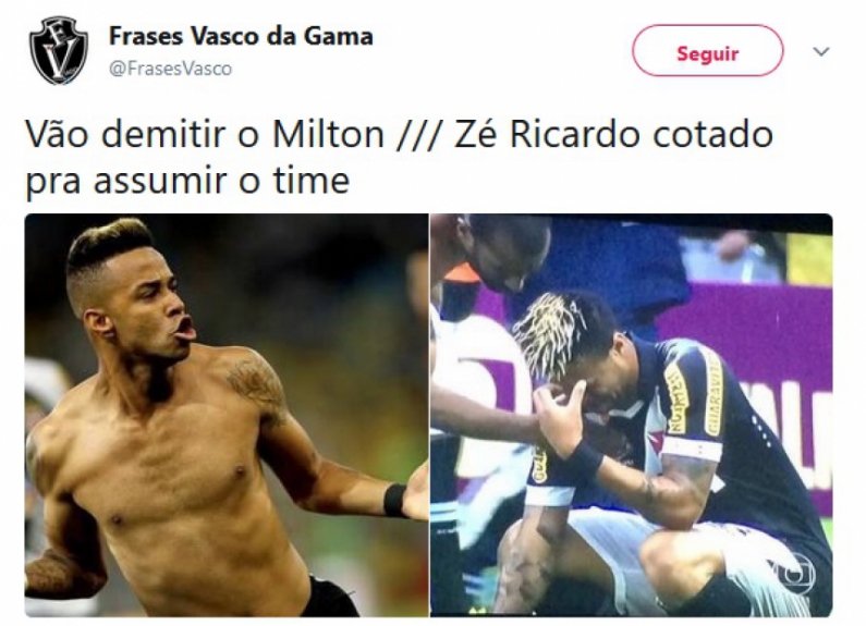 Internautas comentam poss&iacute;vel ida de Z&eacute; Ricardo para o Vasco