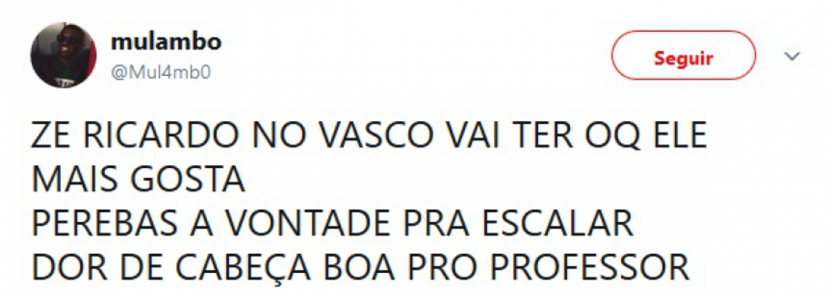 Internautas comentam poss&iacute;vel ida de Z&eacute; Ricardo para o Vasco