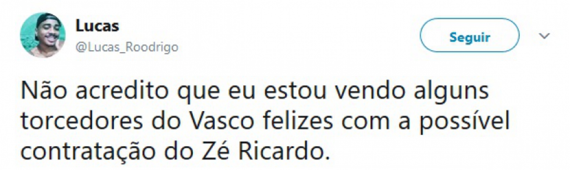 Internautas comentam poss&iacute;vel ida de Z&eacute; Ricardo para o Vasco