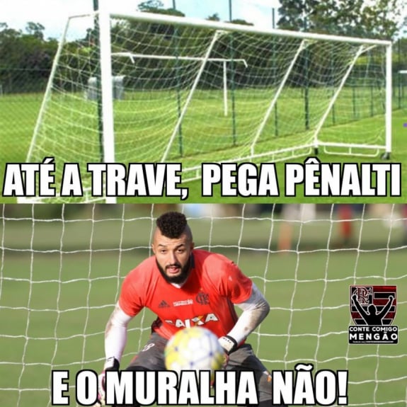 A internet não perdoou a atuação de Muralha diante do Paraná