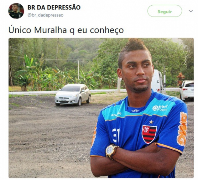 A internet não perdoou a atuação de Muralha diante do Paraná