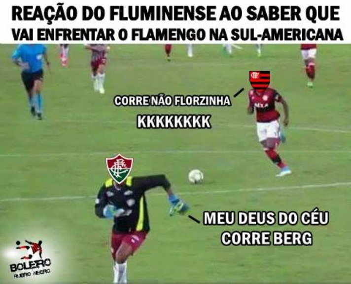 Após classificação do Fluminense, torcedores já preparam memes sobre o Fla x Flu na próxima fase da competição