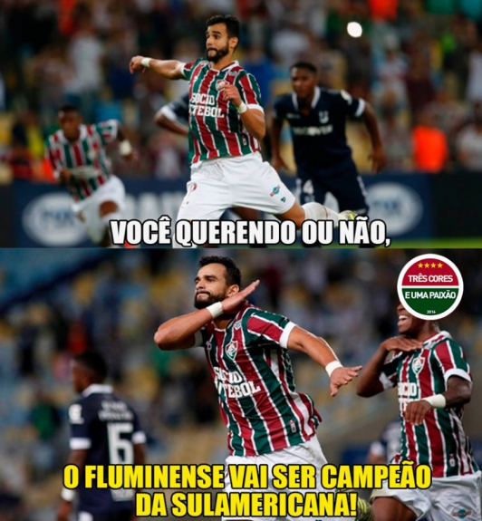 Após classificação do Fluminense, torcedores já preparam memes sobre o Fla x Flu na próxima fase da competição