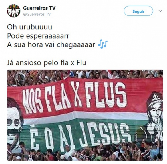 Após classificação do Fluminense, torcedores já preparam memes sobre o Fla x Flu na próxima fase da competição