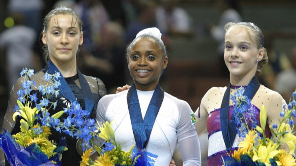 Daiane dos Santos conquistava o mundo com seu duplo twist carpado