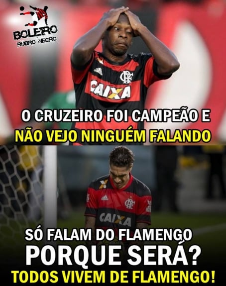 Mesmo derrotados, flamenguistas n&atilde;o perderam a oportunidade de cutucar os rivais