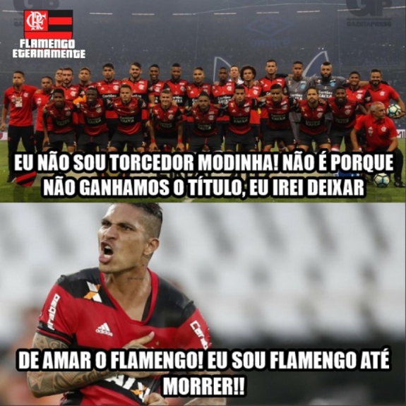 Amor ao Flamengo foi exaltado em algumas imagens