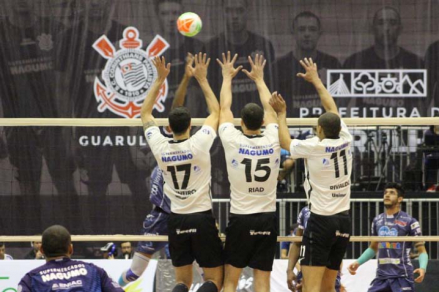 EMS Taubat&eacute; Funvic e Corinthians-Guarulhos decidir&atilde;o o Paulista de V&ocirc;lei Masculino 2017