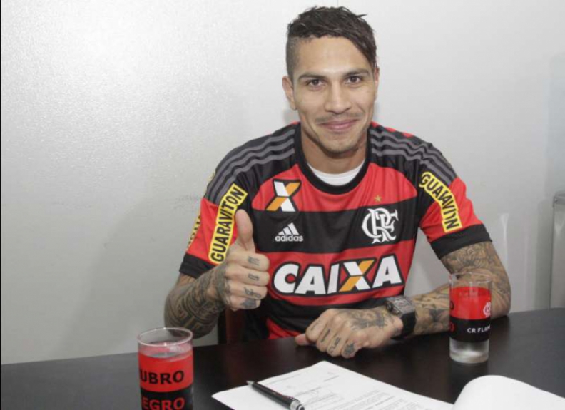 Chegada de Guerrero ao Flamengo