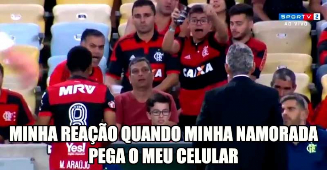 Desespero do rubro-negro rendeu brincadeiras nas redes sociais
