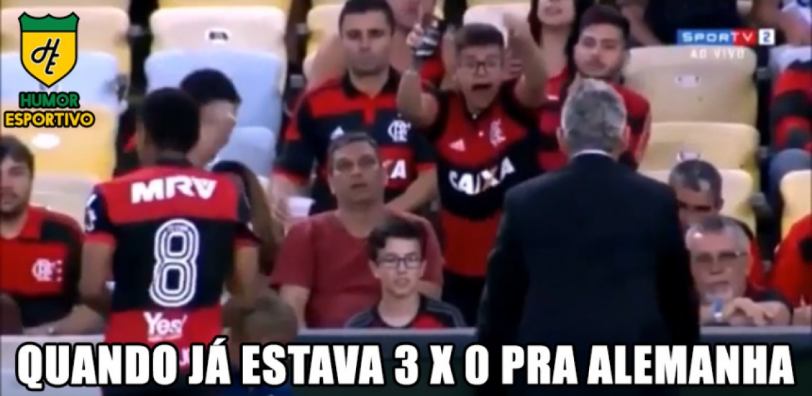 Desespero do rubro-negro rendeu brincadeiras nas redes sociais