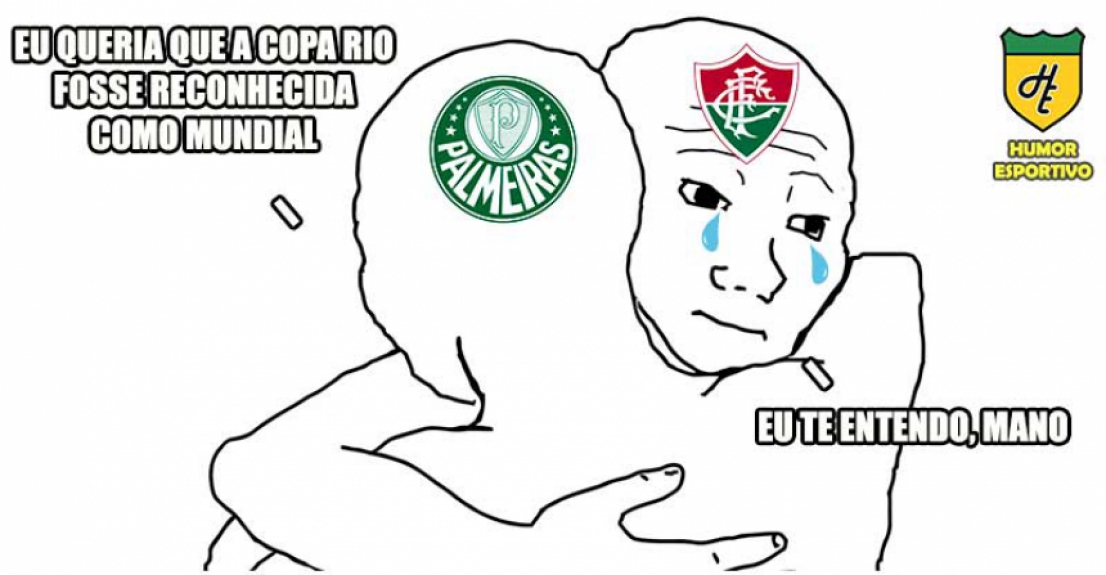 Rivais não perdoam Palmeiras nos memes após vice no Mundial para o