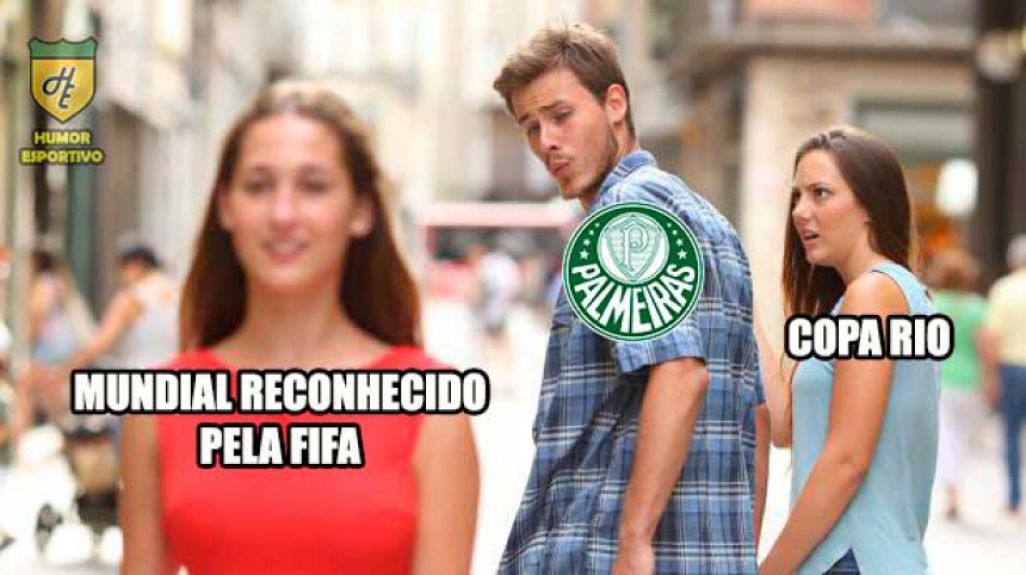Memes provocam Palmeiras e Fluminense ap&oacute;s an&uacute;ncio da Fifa