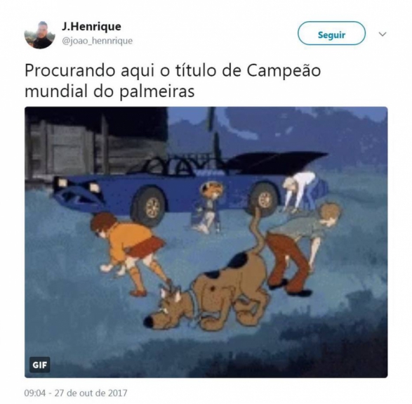 No Twitter, n&atilde;o faltaram cutucadas ao Verd&atilde;o