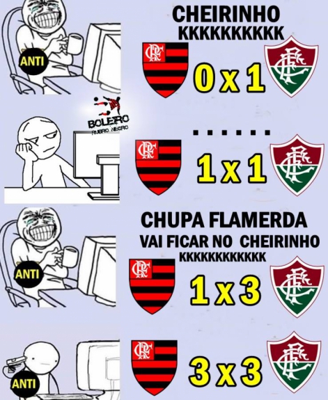Flamenguistas n&atilde;o perdoaram os tricolores ap&oacute;s elimin&aacute;-los na Copa Sul-Americana