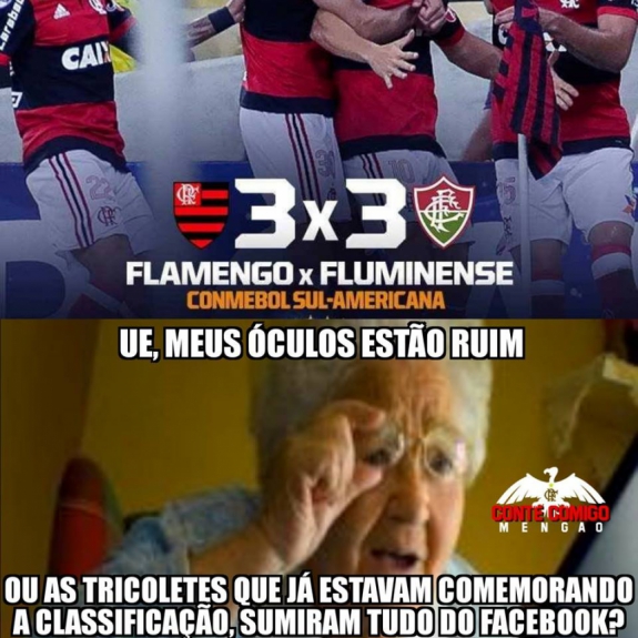 Flamenguistas n&atilde;o perdoaram os tricolores ap&oacute;s elimin&aacute;-los na Copa Sul-Americana