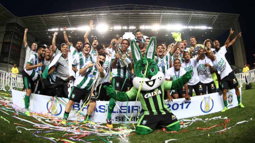 Am&eacute;rica-MG campe&atilde;o S&eacute;rie B