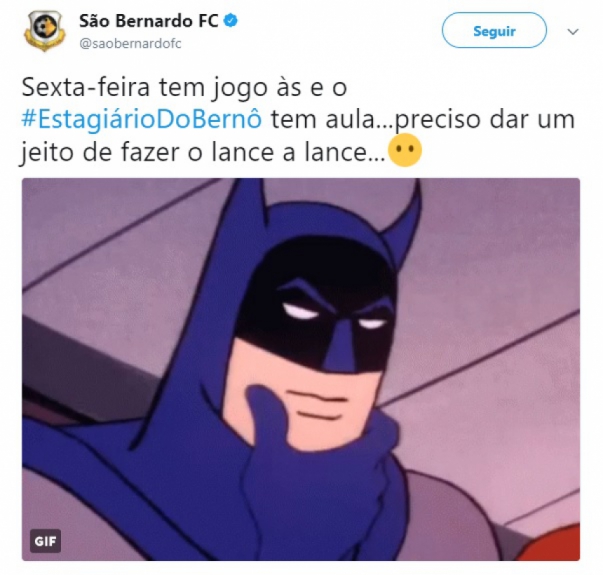 O S&atilde;o Bernardo &eacute; mais um dos pequenos que gostam de fazer piadas no Twitter