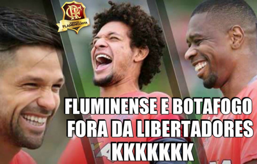 Classificados para fase de grupos da Libertadores, flamenguistas cutucaram rivais