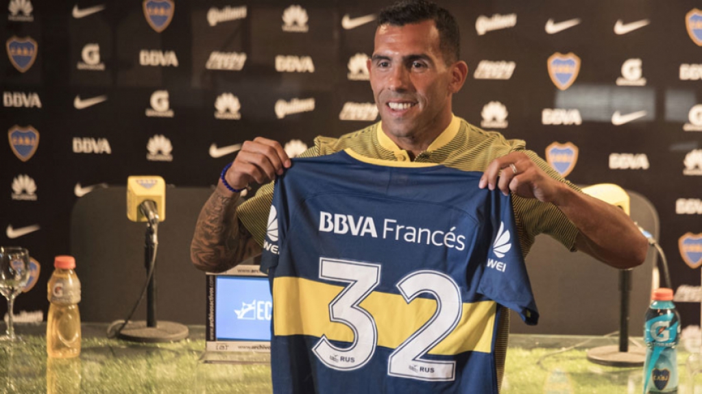 Apresenta&ccedil;&atilde;o do T&eacute;vez no Boca Juniors