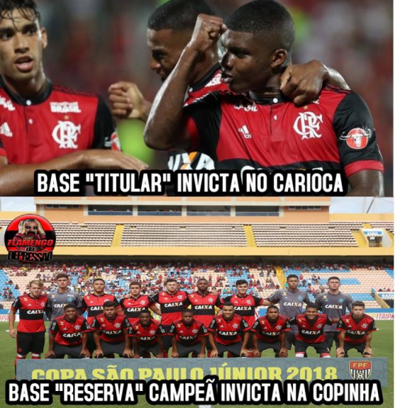 Rubro-negros comemoram o tetra da Copa São Paulo