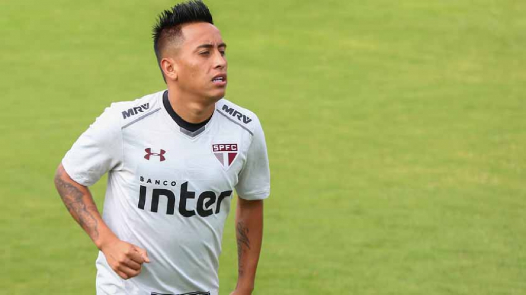 Treino do S&atilde;o Paulo - Cueva