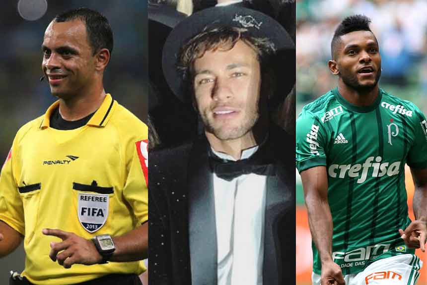 Arbitro, Neymar e Borja