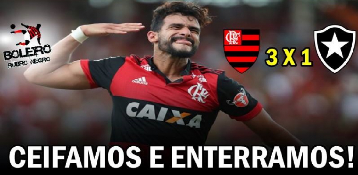 As zoeiras dos flamenguistas ap&oacute;s vit&oacute;ria sobre o Botafogo pela Ta&ccedil;a Guanabara